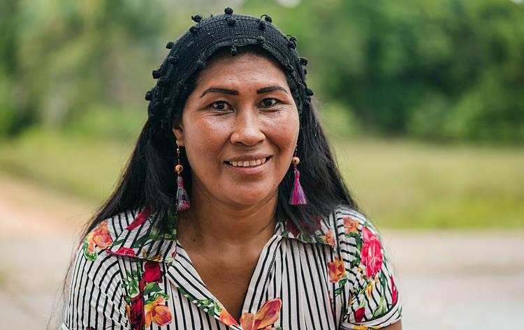  Chela Elena Umire from La Chorrera, Predio Putumayo Indigenous Reserve, Department of Amazonas, Colombia 