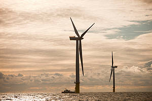 Wind farm in Scotland 